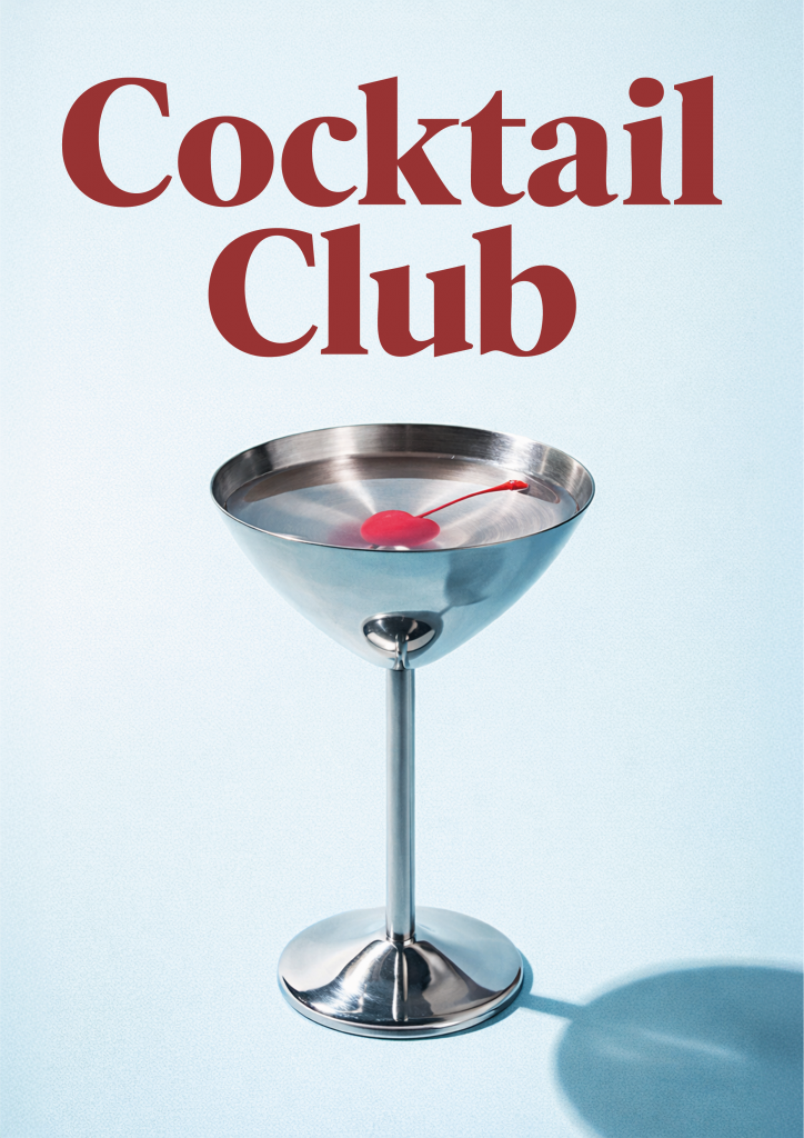 Affiche cocktails Club
